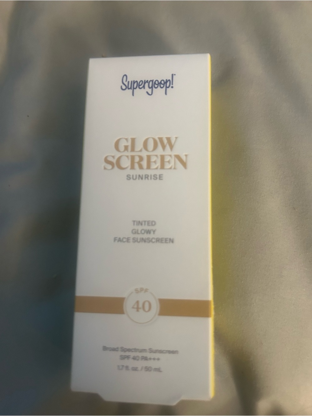 Supergoop! Glow Screen Tinted Sunscreen - full size 1.7 oz. expires 4/2028